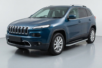 Jeep Cherokee KL 2013– Boční nášlapy Tayga Grey (2 ks, hliník) fotografie 1