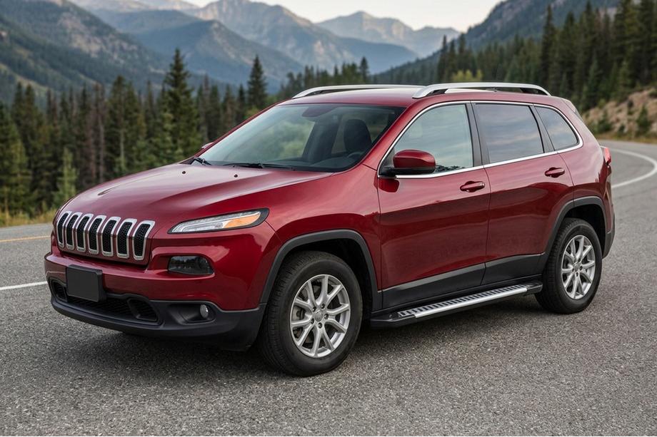 Jeep Cherokee KL 2013– Boční nášlapy Line (2 ks, hliník) Fotografie 1