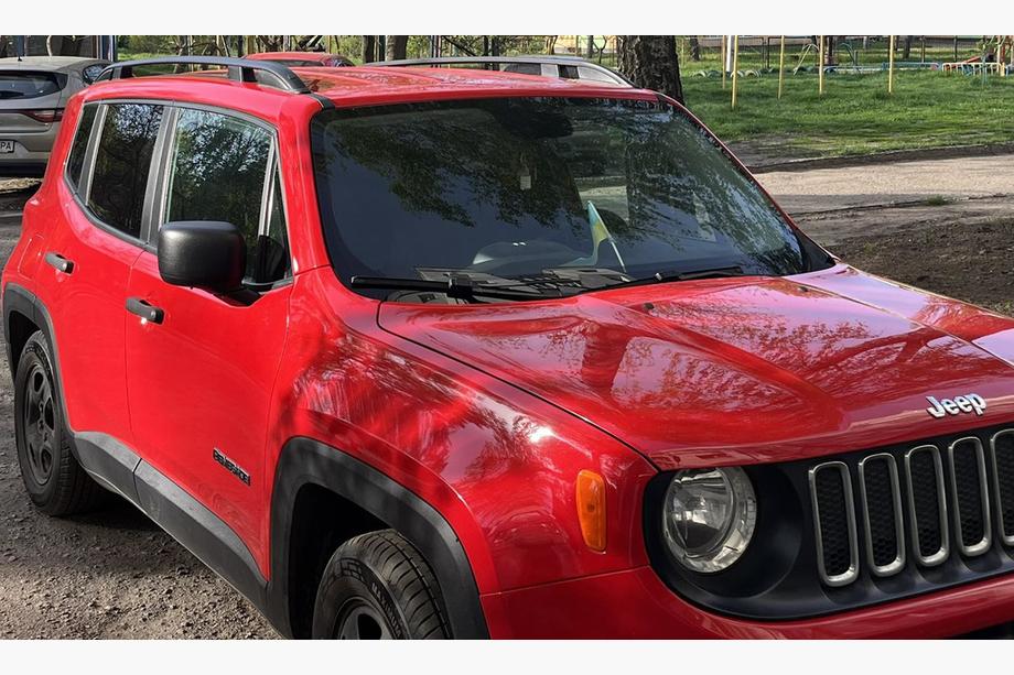 Jeep Renegade 2014– Střešní ližiny Skyport (matná černá) Image