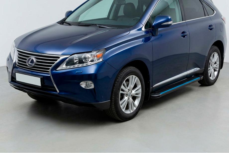 Lexus RX 2009–2015 Boční nášlapy Maya Blue (2 ks, hliník) Image