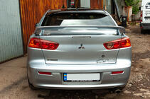 Mitsubishi Lancer X 2008– Spoiler pro Sedan (ABS) fotografie 5
