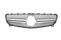 Mercedes A-class W176 2012–2018 Predni maska chladice AMG Silver (2015-2018) fotografie 2