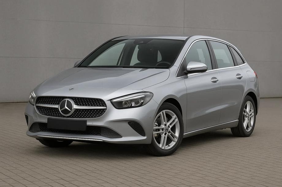 Mercedes třída B W247 2019– Přední maska chladiče Diamond Silver (pro Base) Image