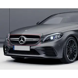 Přední maska chladiče AMG Silver (pro Avantgarde/AMG-Line/C43 AMG) fotografie 3