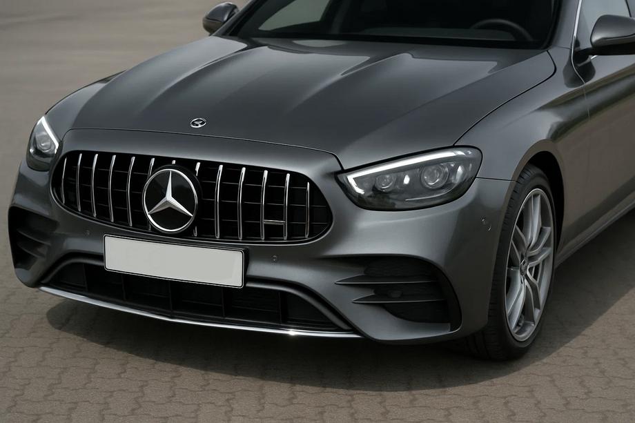 Mercedes E-class W213 2016–2023 Přední maska chladiče Panamericana GT (AMG Line, 2020-2023) S přípravou pro kameru Image