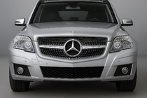 Mercedes GLK třída X204 2008–2015 Přední mřížka chladiče Diamond Silver (2009-2012) fotografie 1
