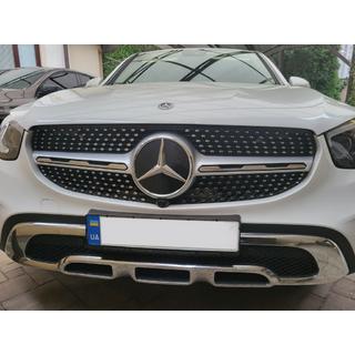 Přední maska Diamond Silver (pro Base 2019-2022) Mercedes GLC Coupé C253 2016–2023 fotografie 1