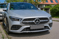 Mercedes CLA C118 2019– Přední maska chladiče Diamond Silver (pro roky 2019-2022) fotografie 1