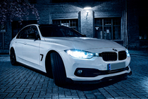 BMW řada 3 F30/F31 2012–2019 Kryty prahů EuroCap (pro M-Sport prahy, černý lesk) fotografie 11