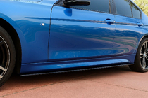 BMW řada 3 F30/F31 2012–2019 Kryty prahů EuroCap (pro M-Sport prahy, černý lesk) fotografie 1