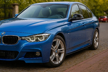 BMW řada 3 F30/F31 2012–2019 Kryty prahů EuroCap (pro M-Sport prahy, černý lesk) fotografie 2
