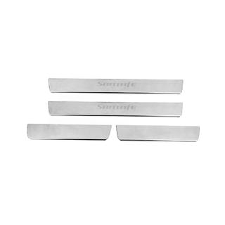 Prahové lišty Carmos V2 (4 ks, nerez) Hyundai Santa Fe 2 2006–2012 fotografie 1