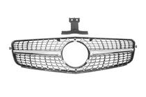 Mercedes C-class W204 2007–2015 Přední maska chladiče Diamond Silver fotografie 2