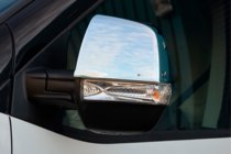 Fiat Doblo II 2010–2022 Chromové kryty zpětných zrcátek (2 ks, nerez) Carmos - turecká ocel fotografie 10