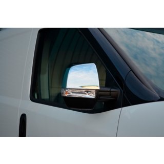 Chromové kryty zpětných zrcátek (2 ks, nerez) fotografie 1