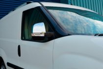 Opel Combo 2012–2018 Chromové kryty zpětných zrcátek (2 ks, nerez) fotografie 6