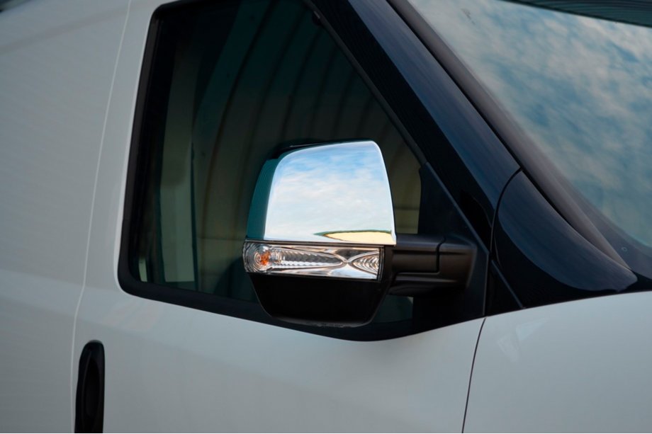 Opel Combo 2012–2018 Chromové kryty zpětných zrcátek (2 ks, nerez) Image