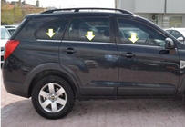 Opel Antara 2006–2017 Spodní lišty oken (6 ks, nerez) fotografie 1