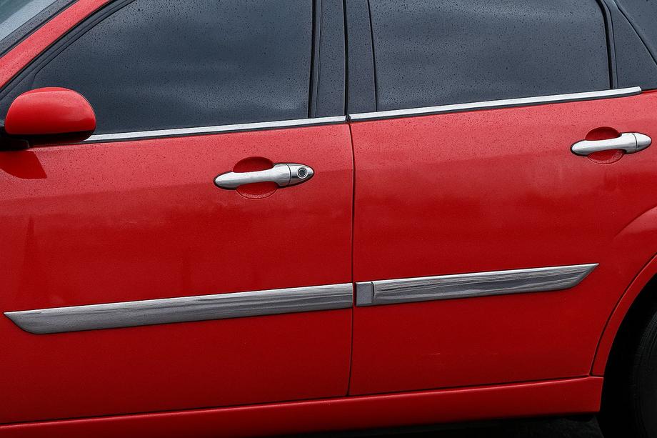 Ford Focus I 1998–2005 Chromové kryty klik dveří (4 ks, nerez) Carmos - turecká ocel Image