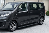 Peugeot Traveller 2017– Boční nášlapy Tayga Black (2 ks, hliník) XL – dlouhý rozvor fotografie 1