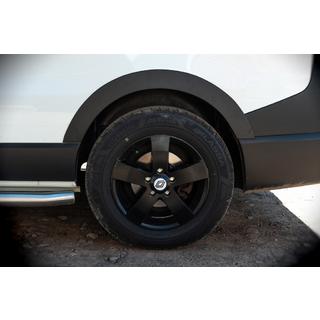 Kryty lemů blatníků (6 ks, černé, ABS) Opel Vivaro 2015–2019 fotografie 4