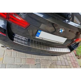 Ochranná lišta zadního nárazníku Carmos (SW, nerez) BMW řada 5 F10/F11 2010–2016 fotografie 1