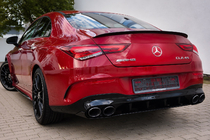 Mercedes CLA C118 2019– Zadní difuzor s koncovkami výfuku (design CLA45) fotografie 3