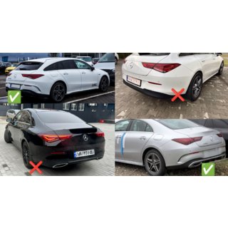 Zadní difuzor s koncovkami výfuku (design CLA45) fotografie 4
