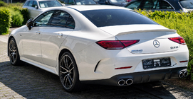 Mercedes CLS C257 2018– Zadní difuzor s koncovkami (design GT53) fotografie 1