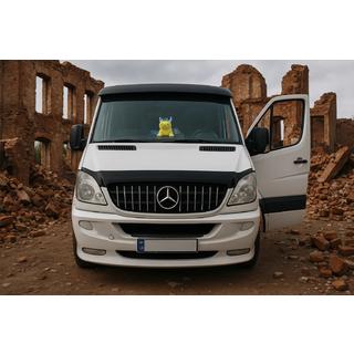 Přední maska chladiče GT Panamericana Chrome (2006-2013) Mercedes Sprinter W906 2006–2018 fotografie 2