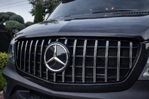 Mercedes Sprinter W906 2006–2018 Predni maska chladice GT Panamericana Chrome (2013-2018) fotografie 2