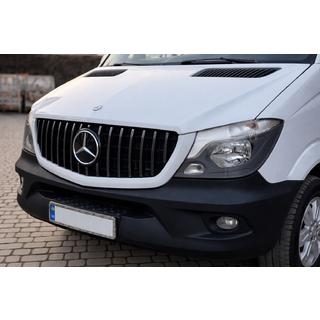 Predni maska chladice GT Panamericana Chrome (2013-2018) Mercedes Sprinter W906 2006–2018 fotografie 1