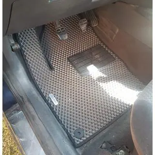 Autokoberce EVA do interiéru (2 řady, černé) fotografie 2