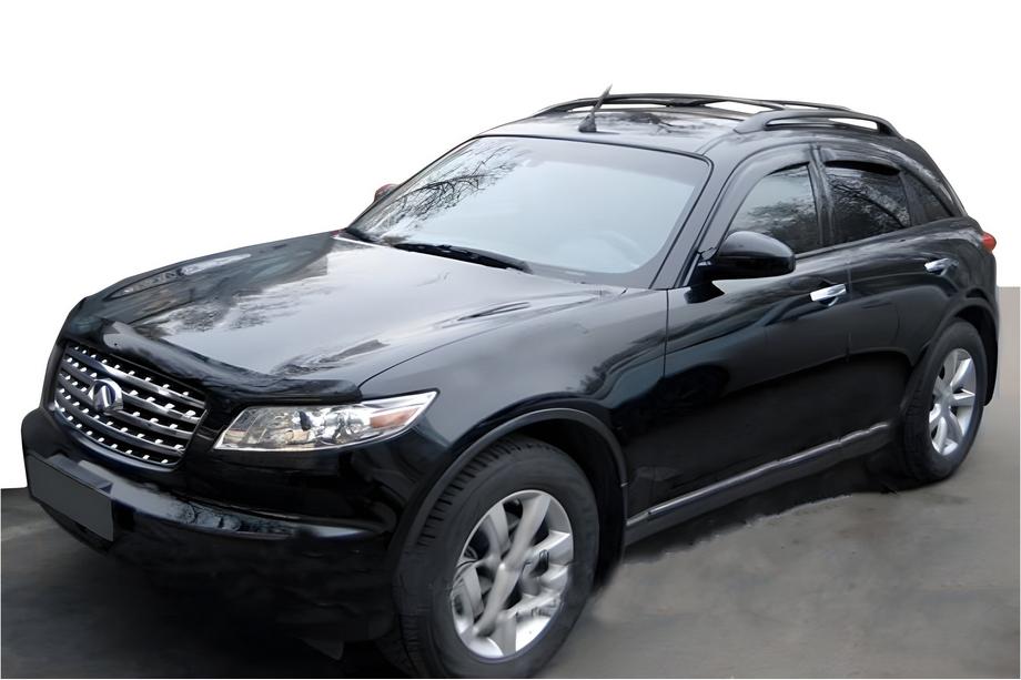Infiniti FX 2008–2012 Ofuky oken (4 ks, HIC) Image