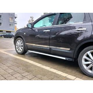 Dveřní lišty Carmos (4 ks, nerez) Nissan Qashqai 2010–2014 fotografie 4
