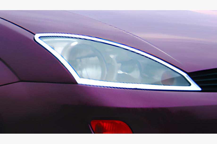 Ford Focus I 1998–2005 Chromové kryty světlometů (2 ks, plast) Image