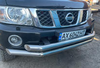 Nissan Patrol Y61 1997–2011 Přední nárazník kompletní, použitý (2004-2008) fotografie 2