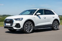 Audi Q3 2019–2025 Boční nášlapy Bosphore Grey (2 ks, hliník) fotografie 1