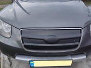 Hyundai Santa Fe 2 2006–2012 Zimní clona masky chladiče 2005-2010 (horní) fotografie 4