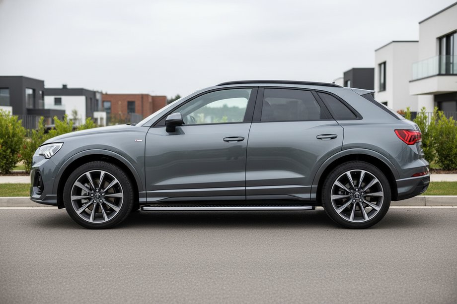 Audi Q3 2019–2025 Boční nášlapy Tayga Grey (2 ks, hliník) Image