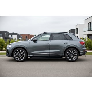 Boční nášlapy Tayga Black (2 ks, hliník) Audi Q3 2019–2025 fotografie 1