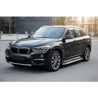 Boční nášlapy Mevsim Grey (2 ks, hliník) BMW X1 F48 2015–2022 fotografie 1
