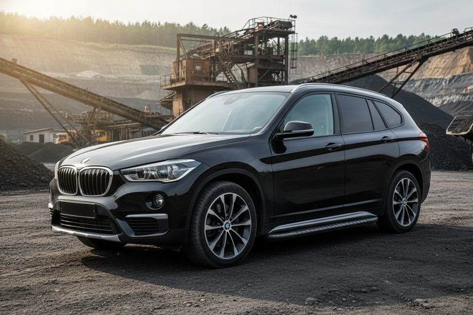 BMW X1 F48 2015–2022 Boční nášlapy Bosphore Black (2 ks, hliník) Image
