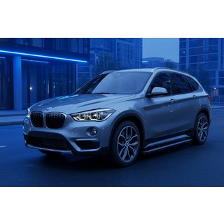 Boční nášlapy Maya Blue (2 ks, hliník) BMW X1 F48 2015–2022 fotografie 1