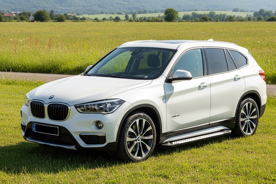 BMW X1 F48 2015–2022 Boční nášlapy Allmond Grey (2 ks, hliník) Fotografie 1