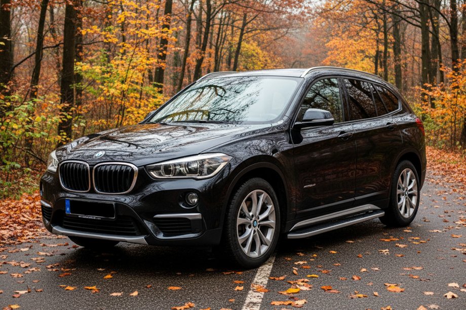 BMW X1 F48 2015–2022 Boční nášlapy Tayga Grey (2 ks, hliník) Image