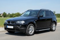 BMW X3 E83 2003–2010 Boční nášlapy Bosphore Grey (2 ks, hliník) fotografie 1