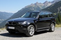 BMW X3 E83 2003–2010 Boční nášlapy Bosphore Black (2 ks, hliník) fotografie 2