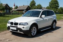 BMW X3 E83 2003–2010 Boční prahy Maya V2 (2 ks, hliník) fotografie 1