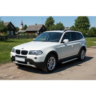 Boční prahy Maya V2 (2 ks, hliník) BMW X3 E83 2003–2010 fotografie 1